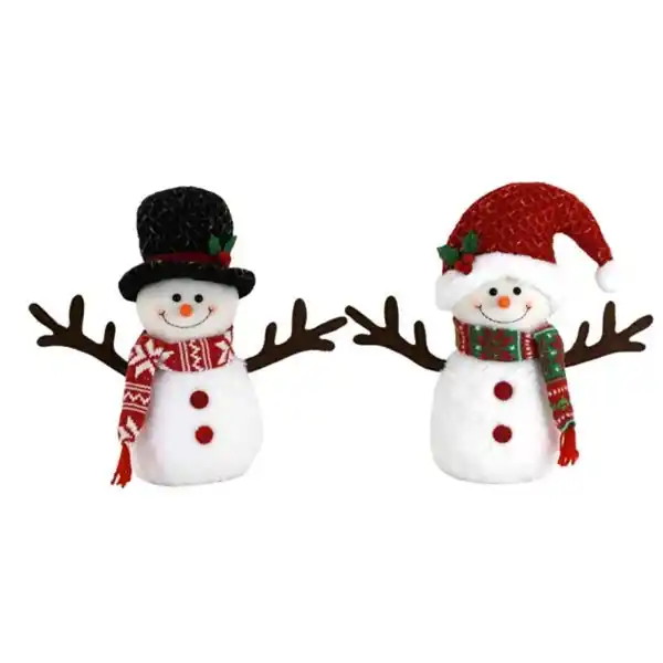 Bild 1 von Schneemann mit Hut & Mütze