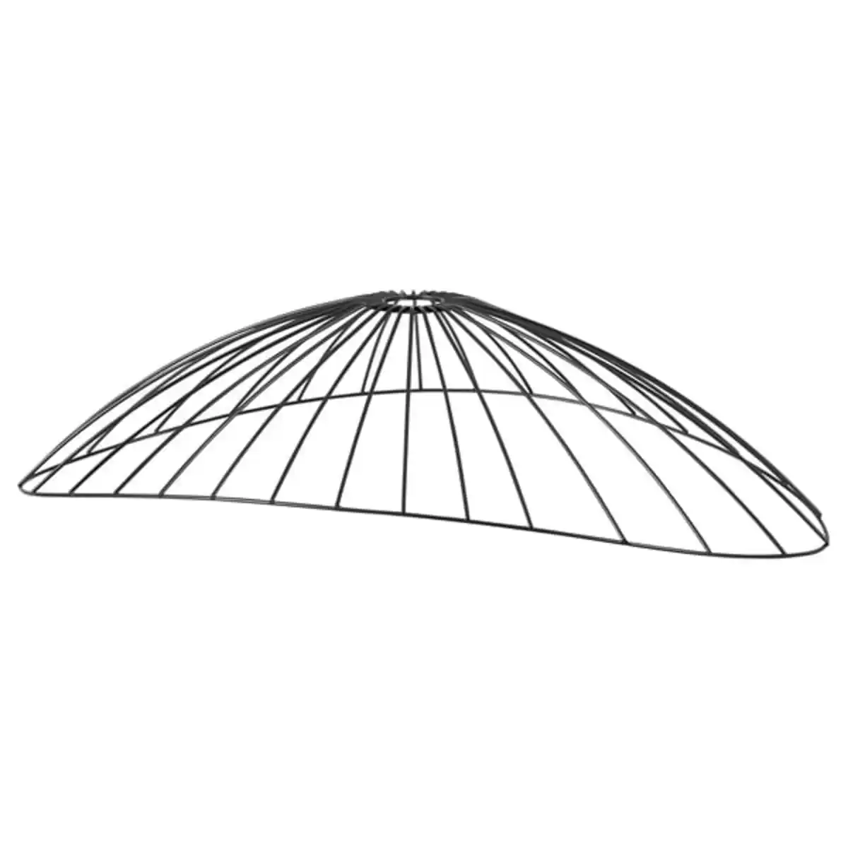 Bild 1 von MOTSJÖ Hängeleuchtenschirm, schwarz, 60x40 cm