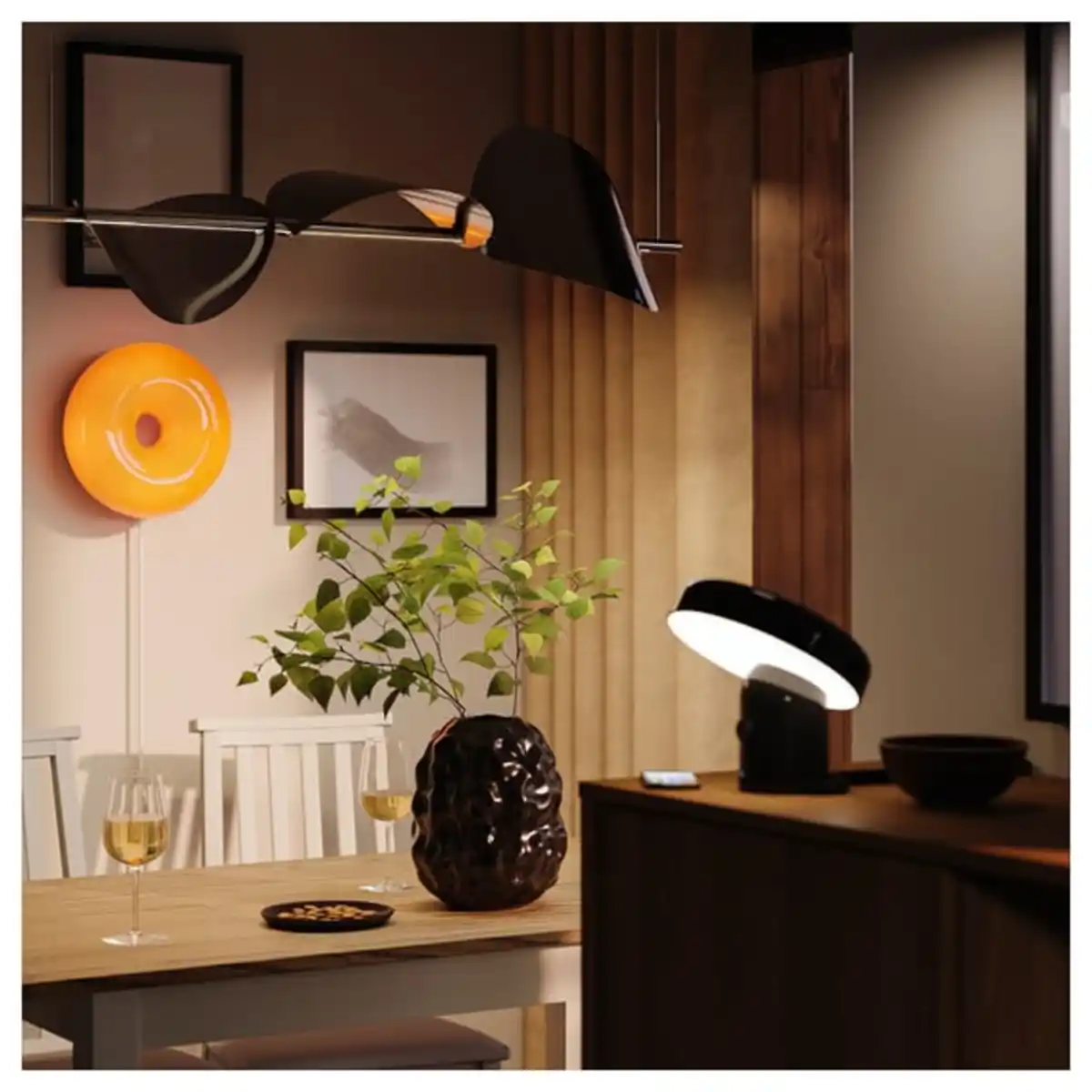 Bild 4 von BACKSTÖRN LED-Hängeleuchte, dimmbar/mattiert Aluminium, 108 cm