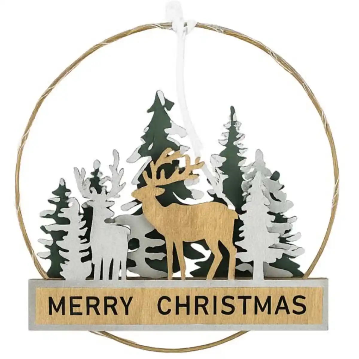 Bild 1 von LED Metall Ring mit Dekoszene