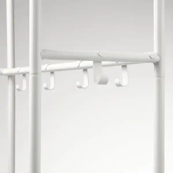 Bild 4 von MACKAPÄR Garderobenständer mit Schuhablage, weiß, 78x32x200 cm
