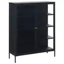 Bild 1 von Xora Highboard, Schwarz, Metall, 3 Fächer, 110x140x40 cm, erweiterbar, Beimöbel erhältlich, Wohnzimmer, Kommoden & Sideboards, Highboards