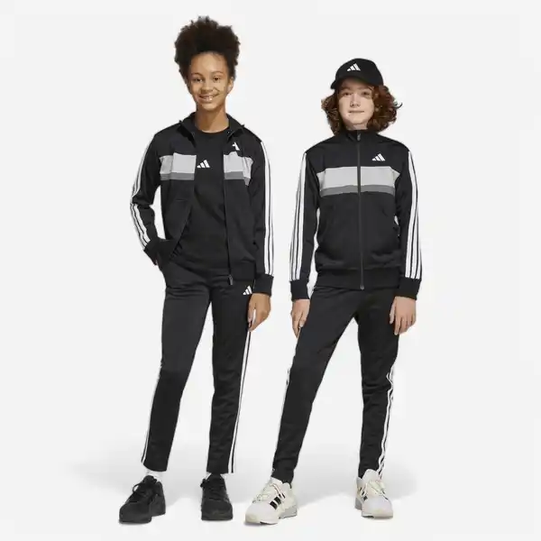 Bild 1 von ADIDAS Trainingsanzug Kinder - Tiberio schwarz/weiß