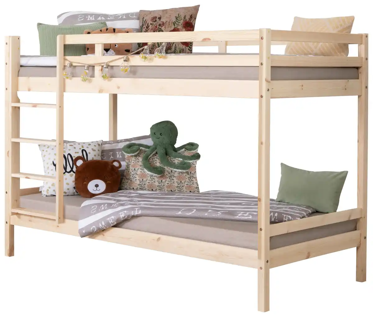 Bild 1 von Etagenbett Rene ca. 90x200 cm Kiefer, Naturfarben