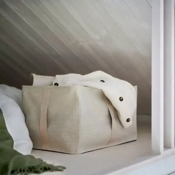 Bild 2 von PURRPINGLA Tasche, textil/beige, 34x51x28 cm