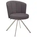 Bild 1 von Venjakob Stuhl, Anthrazit, Edelstahl, Metall, Textil, Stativgestell, 62x83x64 cm, Goldenes M, Made in Germany, Dgm, Lederauswahl, Stoffauswahl, Typenauswahl, Esszimmer, Stühle, Esszimmerstühle, Vie