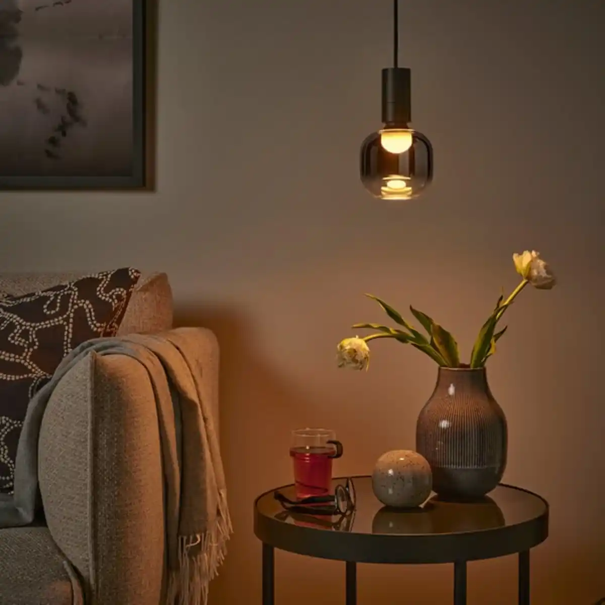 Bild 2 von MOLNART LED-Leuchtmittel E27 150 lm, röhrenförmig oben offen/Klarglas grau, 120 mm