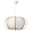 Bild 1 von TAGGTOFS / HAVSDJUP Hängeleuchte, weiß Bambus, 67 cm