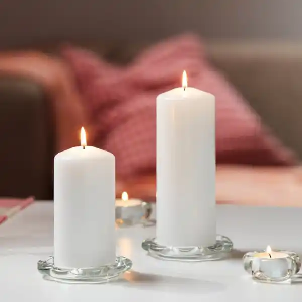 Bild 2 von BLADFÅGEL Kerzen-/Dekoschale, Klarglas, 11 cm