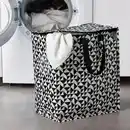 Bild 3 von KNALLA Tasche, schwarz/weiß, 40x25x47 cm/47 l