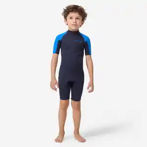 OLAIAN Neoprenanzug Shorty Surfen Kinder 100 1,5mm blau