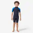 Bild 1 von OLAIAN Neoprenanzug Shorty Surfen Kinder 100 1,5mm blau