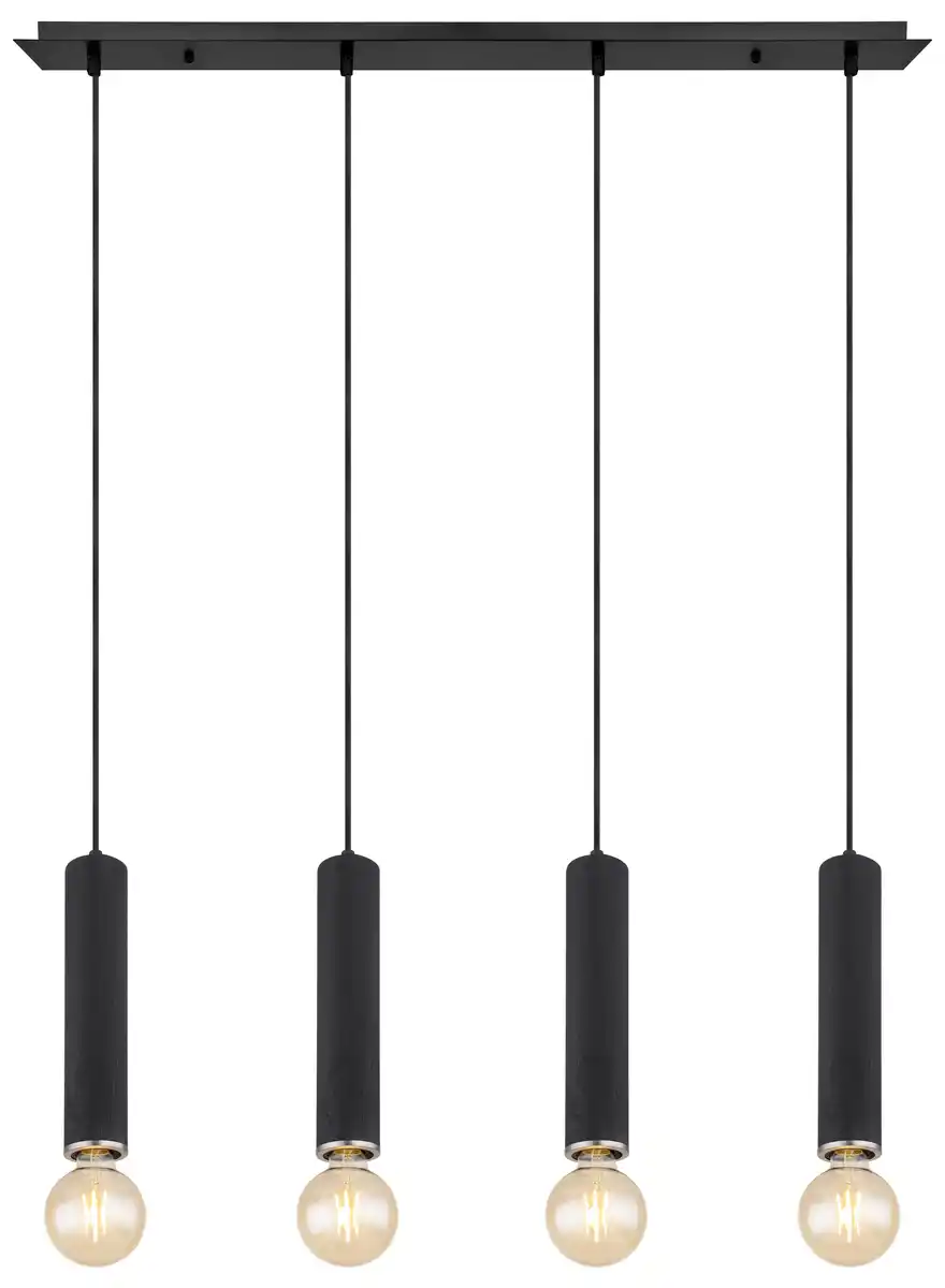 Bild 1 von Hängeleuchte Marion in Schwarz max. 60 Watt, Schwarz, Nickelfarben