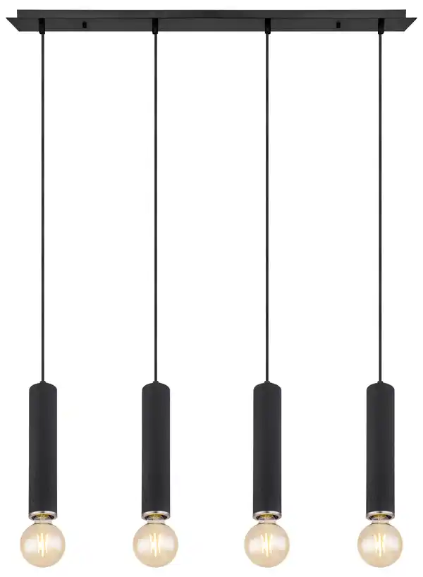 Bild 1 von Hängeleuchte Marion in Schwarz max. 60 Watt, Schwarz, Nickelfarben