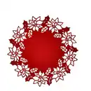 Bild 1 von Deko-Filzmatte Poinsettia