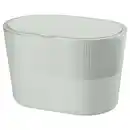 Bild 1 von KINNASJÖ Abfalleimer, mit Deckel selbstklebend/grün, 4 l