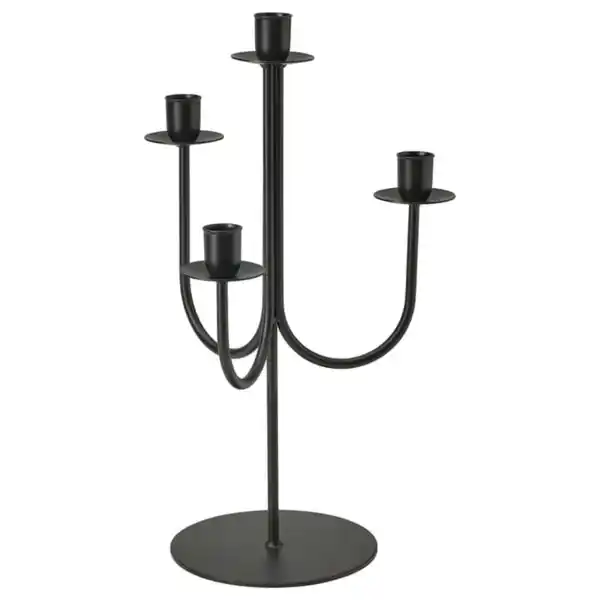 Bild 1 von HÖSTAGILLE Leuchter, schwarz, 37 cm