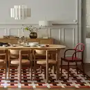 Bild 2 von STOCKHOLM 2025 Hängeleuchte, weiß textil/vermessingt, 50 cm