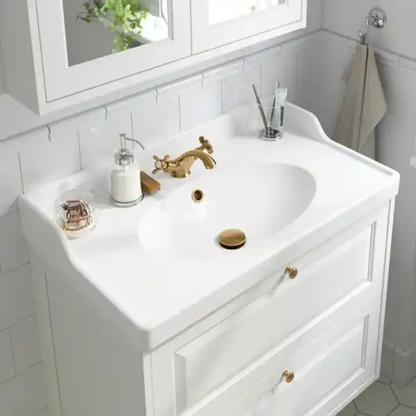 Bild 2 von RUNSKÄR Mischbatterie/Waschbecken, messingfarben