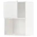 Bild 1 von METOD Wandschrank für Mikrowellenherd, weiß/Voxtorp Hochglanz/weiß, 60x80 cm