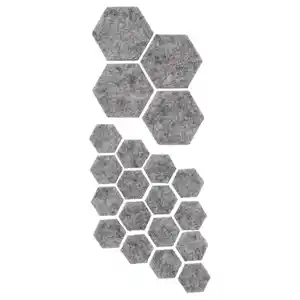 TRIXIG Bodengleiter, selbstkl. 20 St., grau