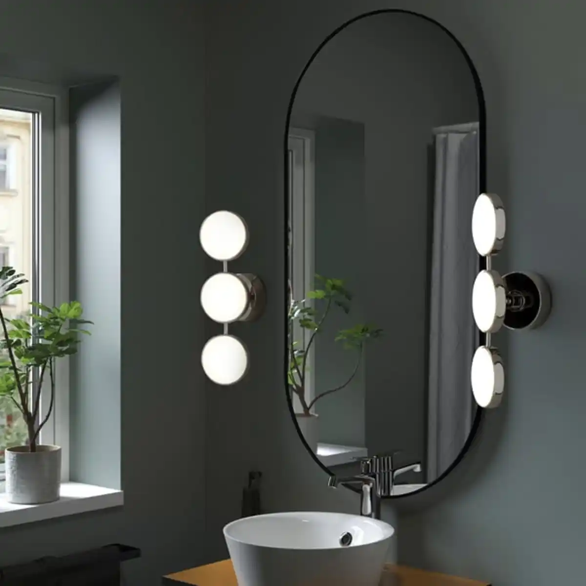 Bild 4 von KABOMBA Wandleuchte, LED, dimmbar verchromt/glänzend, 47x14 cm