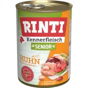 RINTI Kennerfleisch Nassfutter Hund, Senior, Dose 12x400 g Huhn