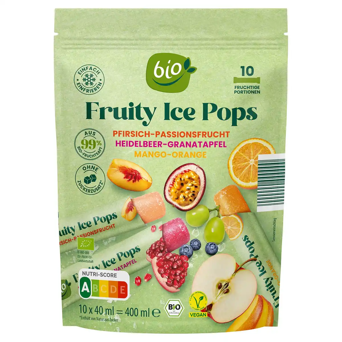 Bild 1 von GUT BIO Bio-Fruity Ice Pops 400 g