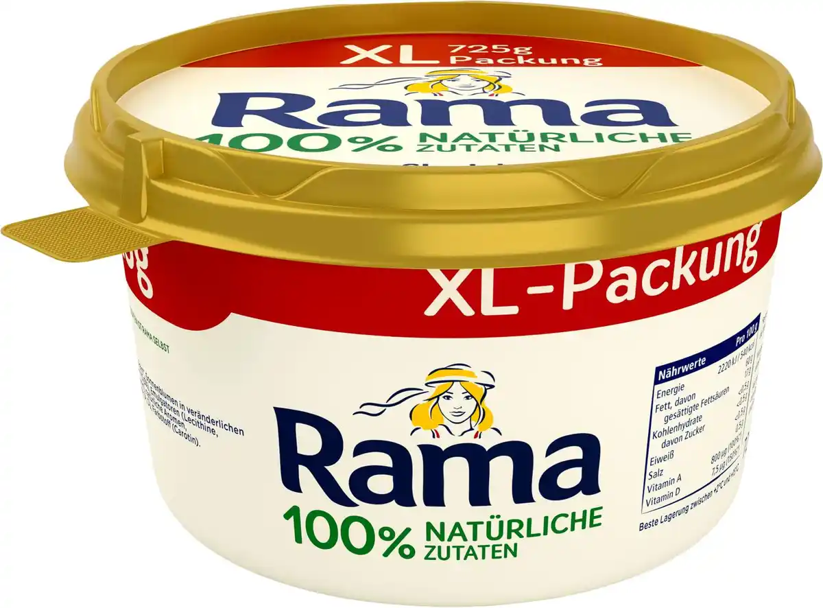 Bild 1 von RAMA Pflanzliches Streichfett, 725-g-Großpackg.