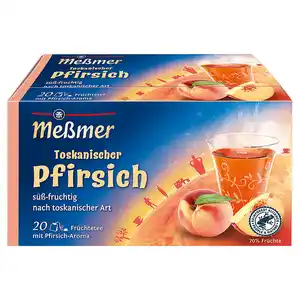 MESSMER Ländertee 50 g, Toskanische Pfirsich
