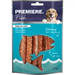 PREMIERE Fish Strips mit Lachs 100g