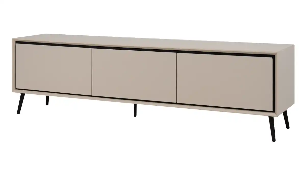 Bild 1 von TV - Lowboard beige schwarz 175 cm TV-Board - ARONA