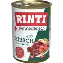 Bild 1 von RINTI Kennerfleisch Nassfutter Hund, Adult, Dose, Hirsch 12x400 g