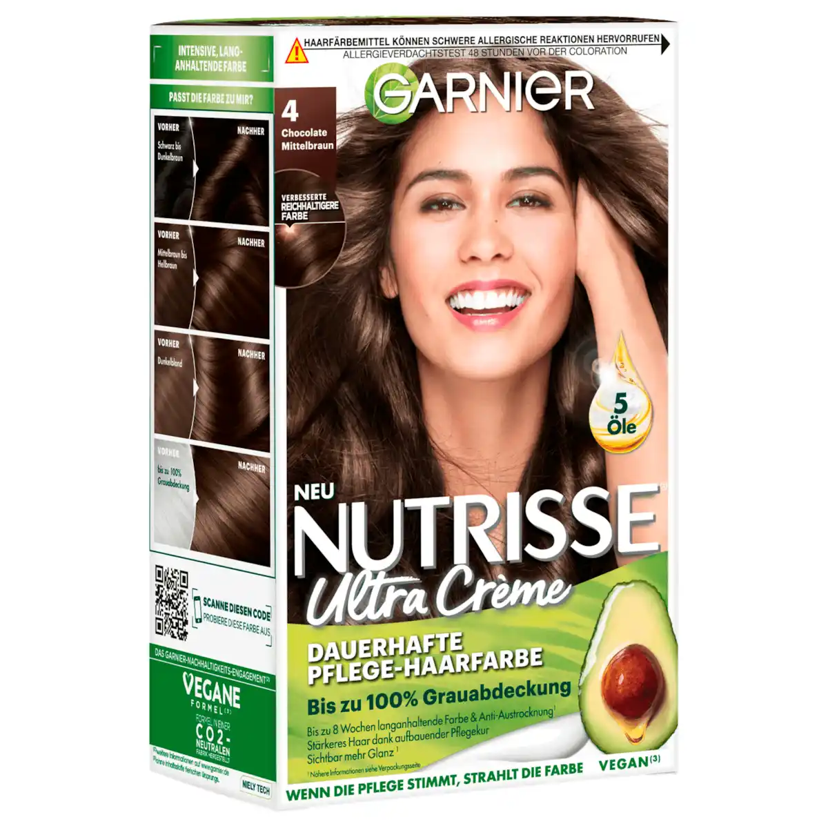 Bild 1 von Garnier Nutrisse Ultra Crème 40 Mittelbraun