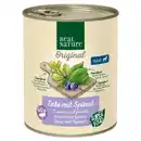 Bild 1 von REAL NATURE Original Superfood Nassfutter für Hunde Adult Ente mit Spinat 6x800 g