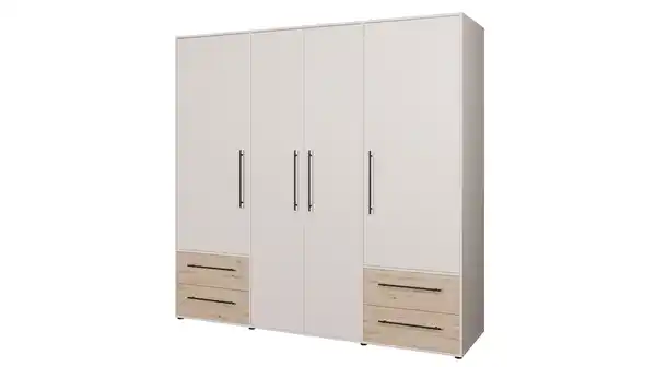 Bild 1 von Kleiderschrank beige Artisan Eiche - 206 cm - 4 Türen - MOKKARIS