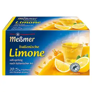 MESSMER Ländertee 50 g, Italienische Limone