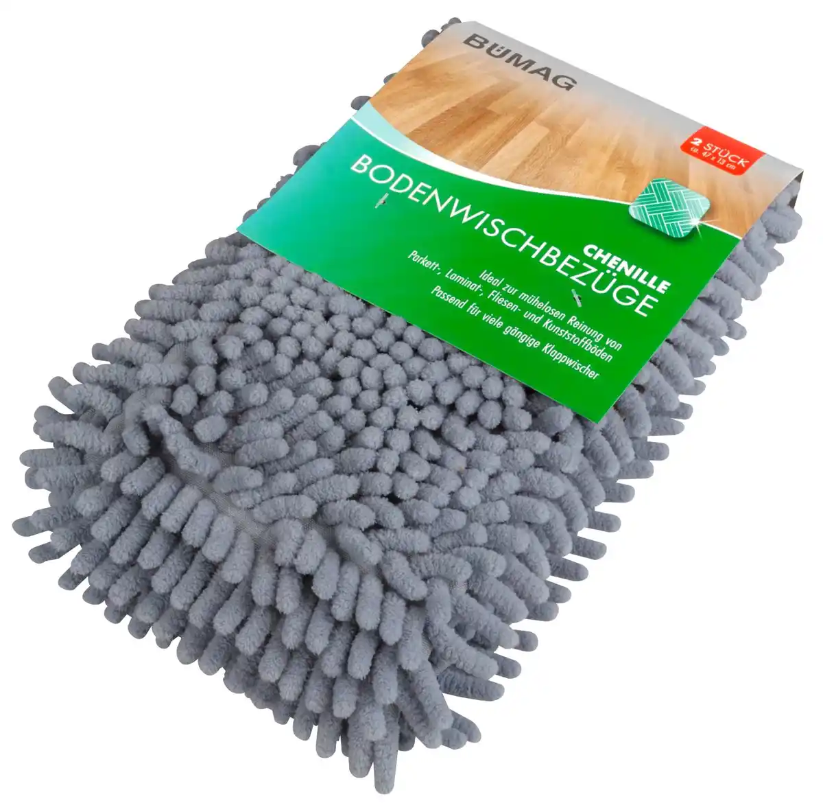 Bild 1 von BÜMAG Bodenwischer-Ersatzbezüge Chenille, 2-St.-Packg.