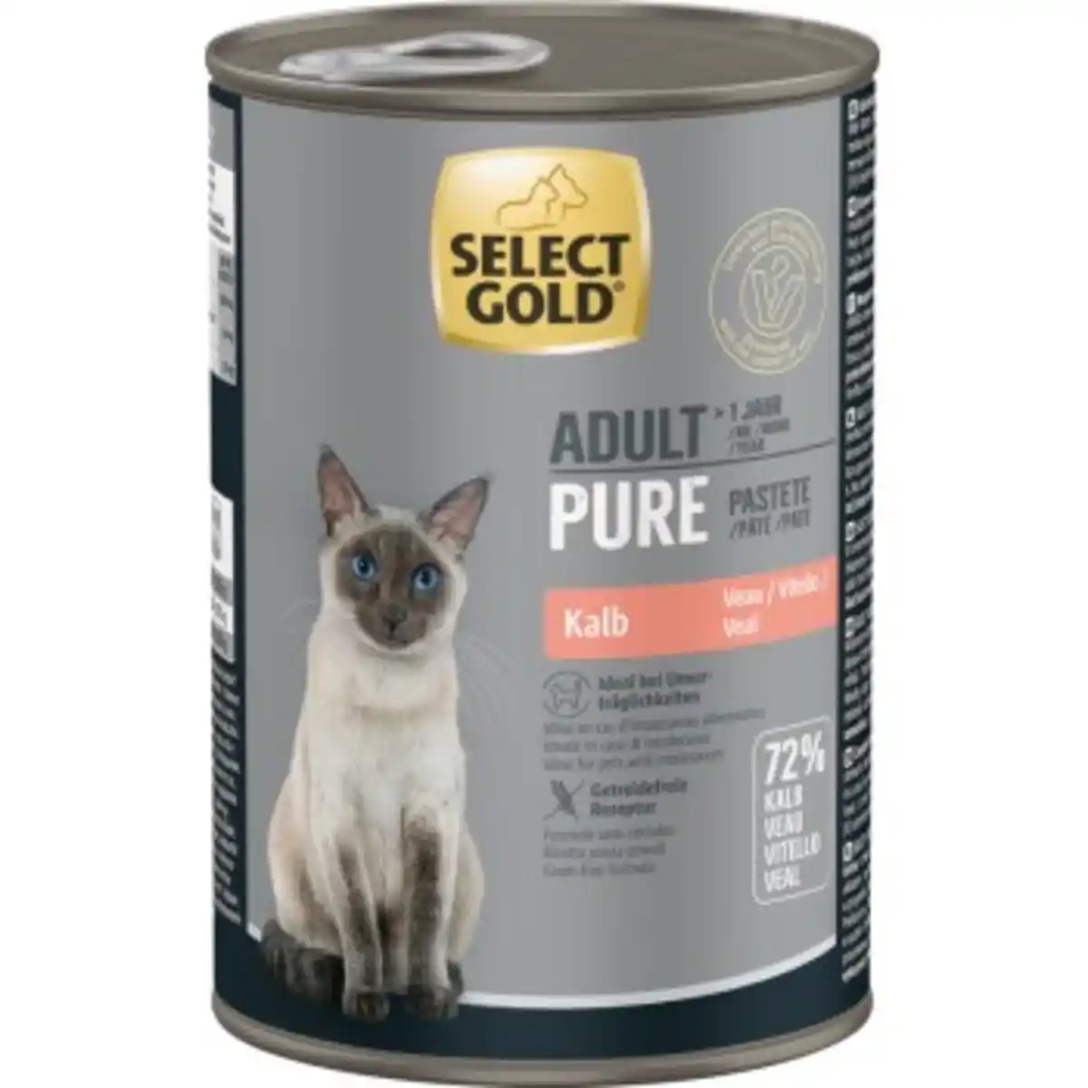 Bild 1 von SELECT GOLD Pure Adult Paté Kalb 6x400 g