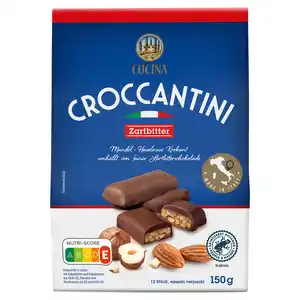 CUCINA Croccantini, Zartbitterschokolade