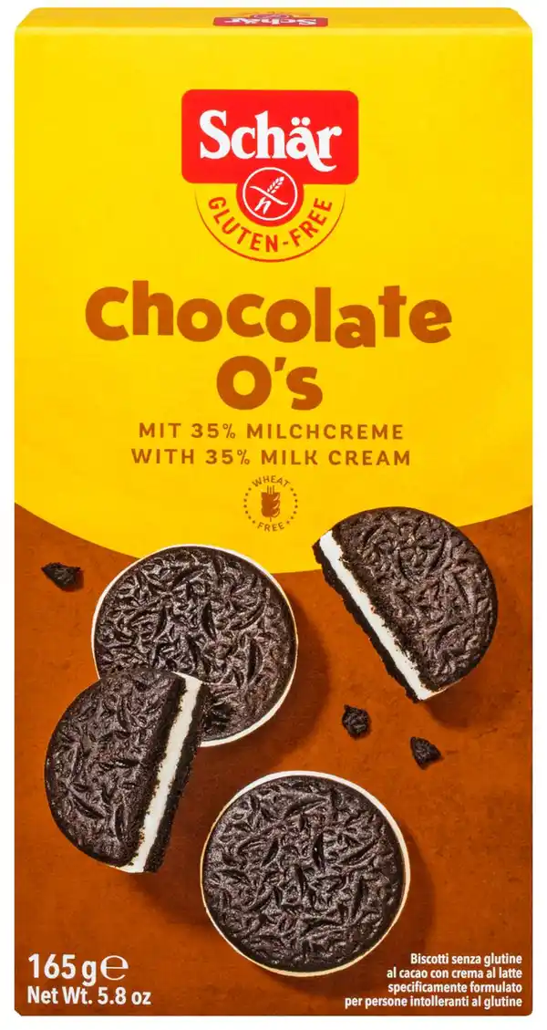 Bild 1 von SCHÄR Chocolate O's, 165-g-Packg.
