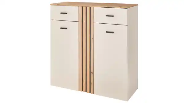 Bild 1 von Schuhschrank mit Schubladen beige Evok Eiche 100 cm - LITUMO