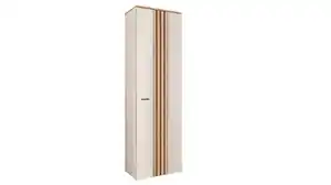 Garderobenschrank beige Evok Eiche 197 cm - LITUMO