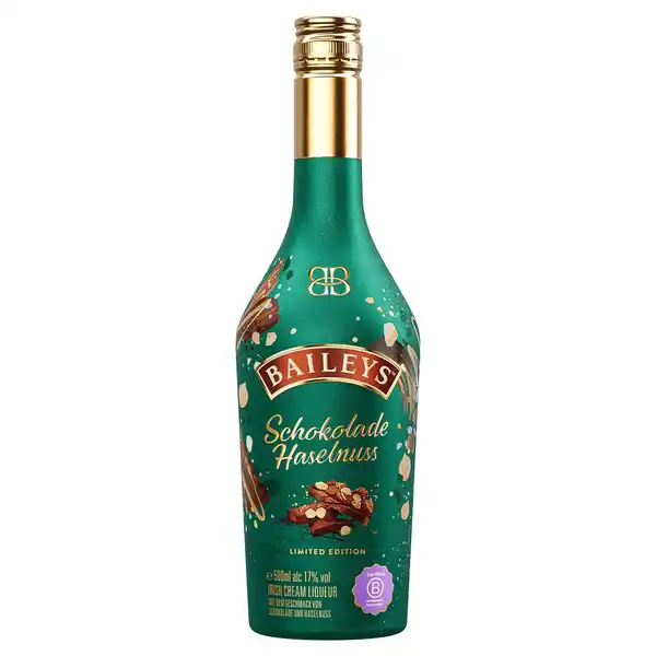 Bild 1 von BAILEYS 17 %, Schokolade Haselnuss 0,5 l