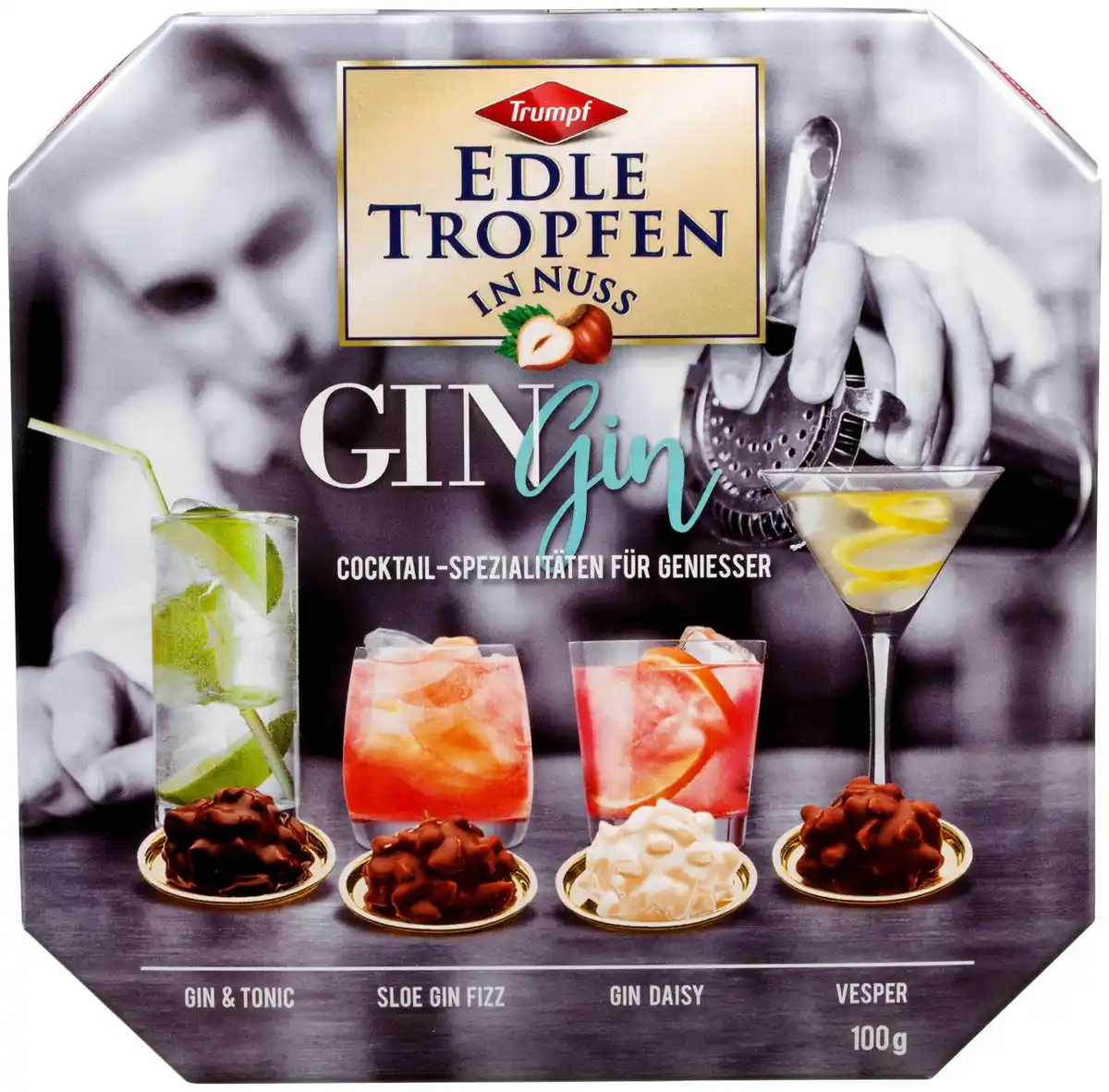 Bild 1 von TRUMPF Edle Tropfen in Nuss, 100-g-Packg.