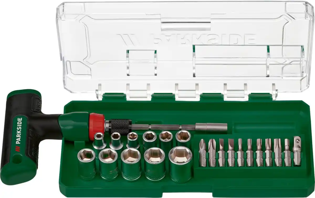 Bild 1 von PARKSIDE® Ratschenschraubendreher-Set, 24-teilig