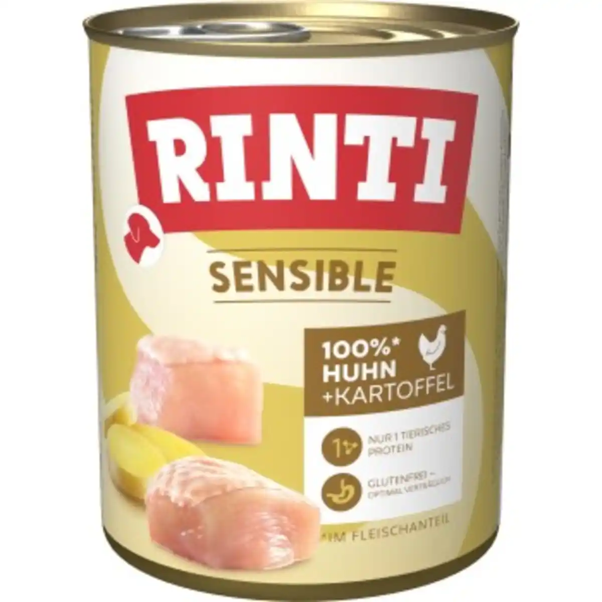 Bild 1 von RINTI Sensible Nassfutter Hund, Adult, Dose, Huhn und Kartoffel 6x800 g