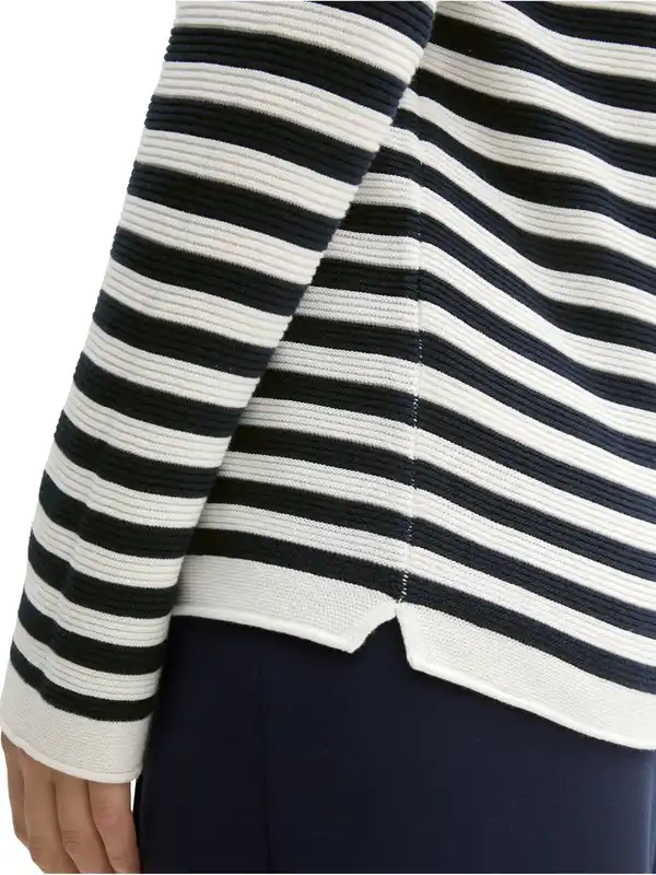 Bild 3 von Damen Pullover in Ottoman Ripp Marine