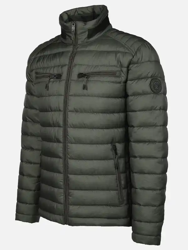 Bild 3 von Herren Steppjacke in schmaler Form Oliv