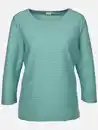 Bild 1 von Damen Struktur Shirt mit 3/4 Arm Blau